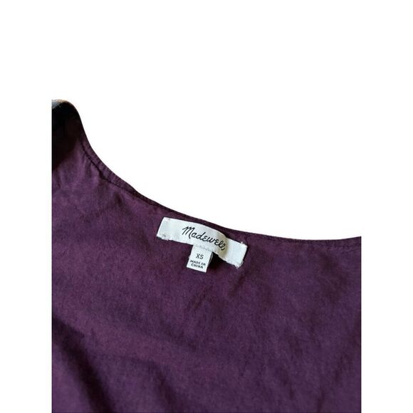 Madewell Scoop Neck Tank Dress size XS Mini Striped pink Sleeveless - Picture 6 of 10